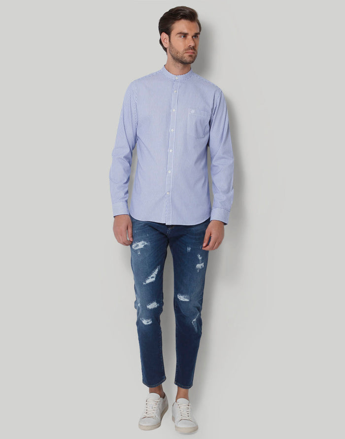 White Full Sleeves Shirt