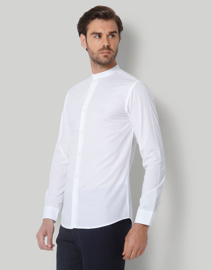 White Full Sleeves Shirt