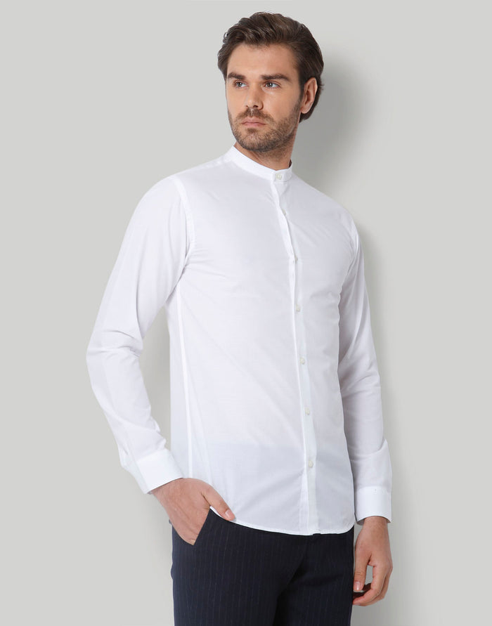 White Full Sleeves Shirt