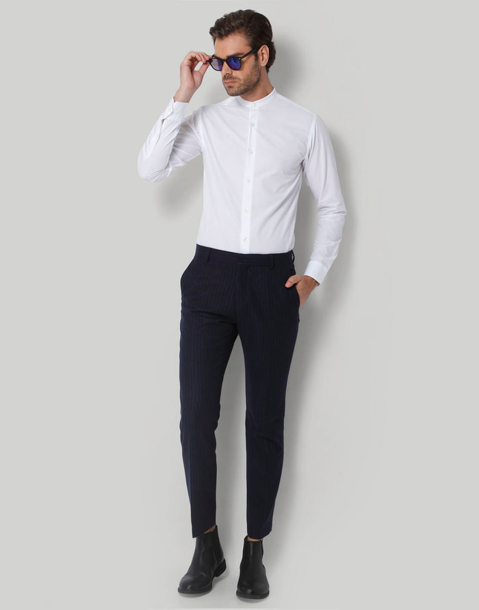 White Full Sleeves Shirt