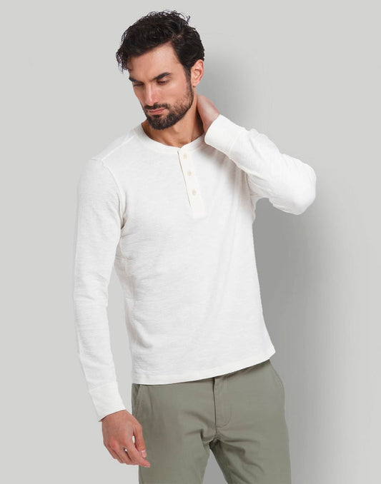 White Henley T-Shirt