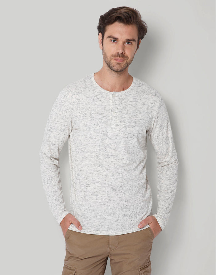 White Henley T-Shirt