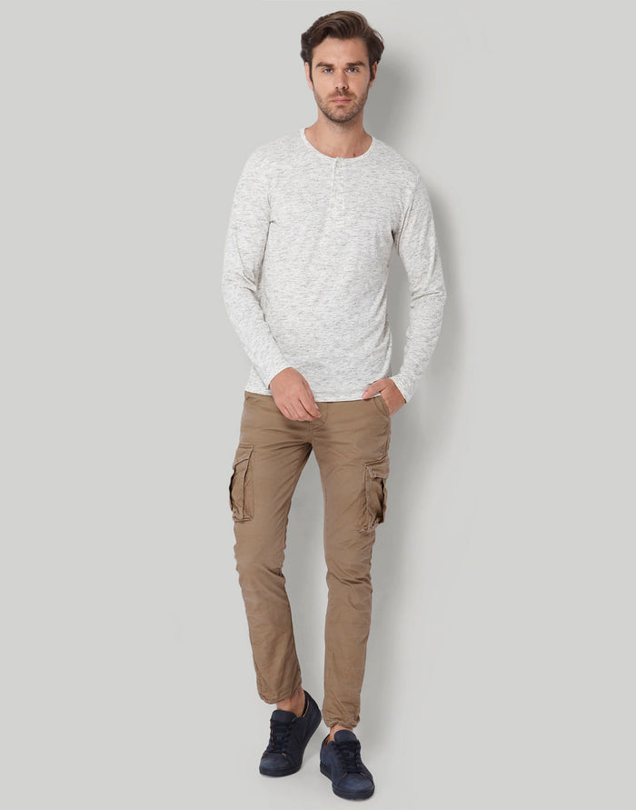 White Henley T-Shirt