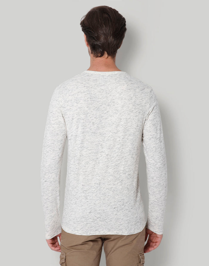 White Henley T-Shirt