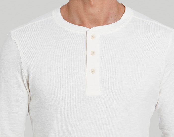 White Henley T-Shirt