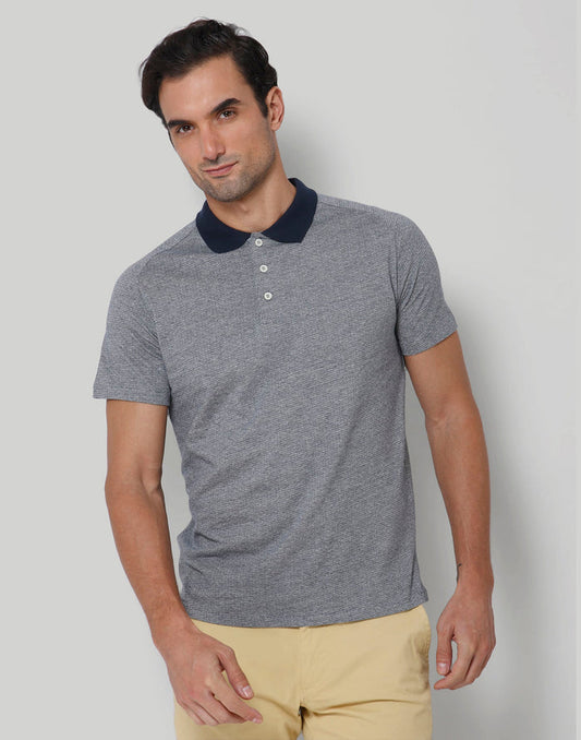 White Polo Neck T-Shirt