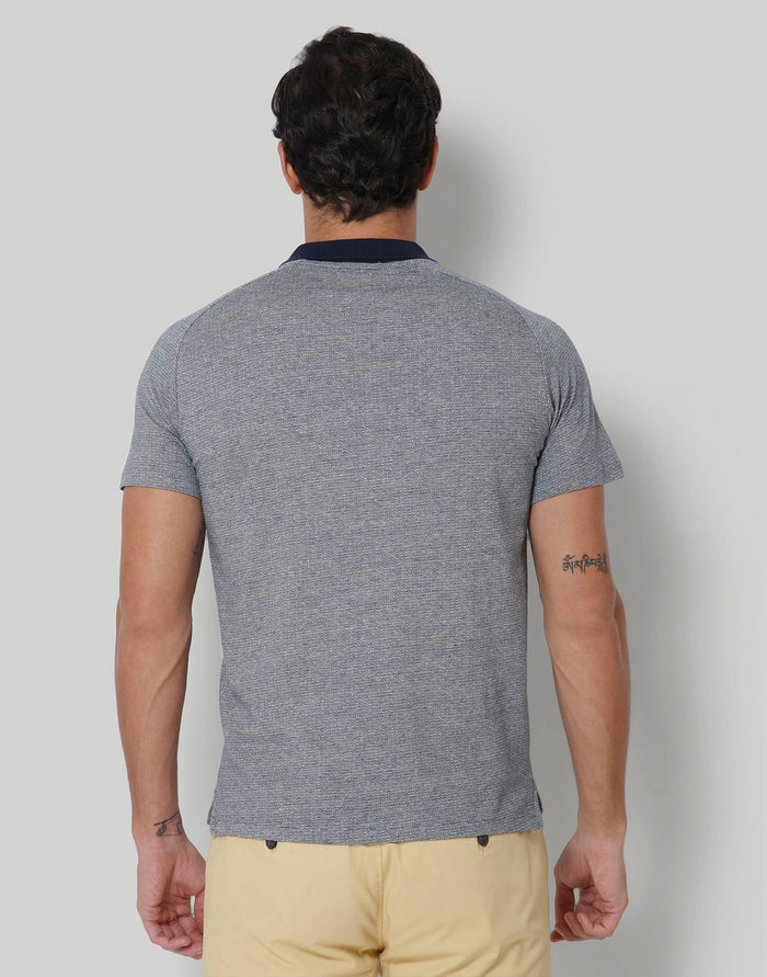 White Polo Neck T-Shirt