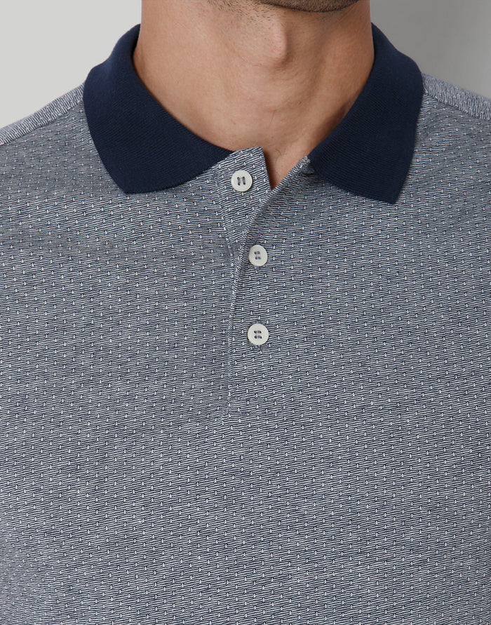 White Polo Neck T-Shirt