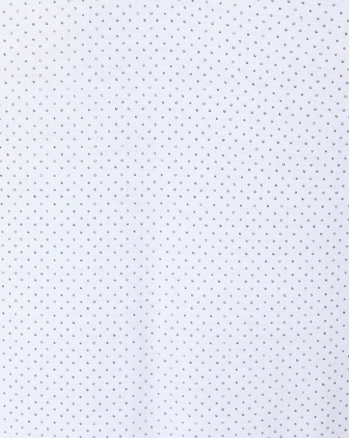 White Polo Neck T-Shirt