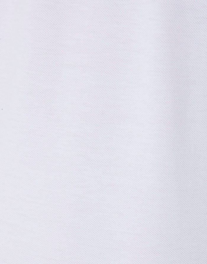 White Polo Neck T-Shirt