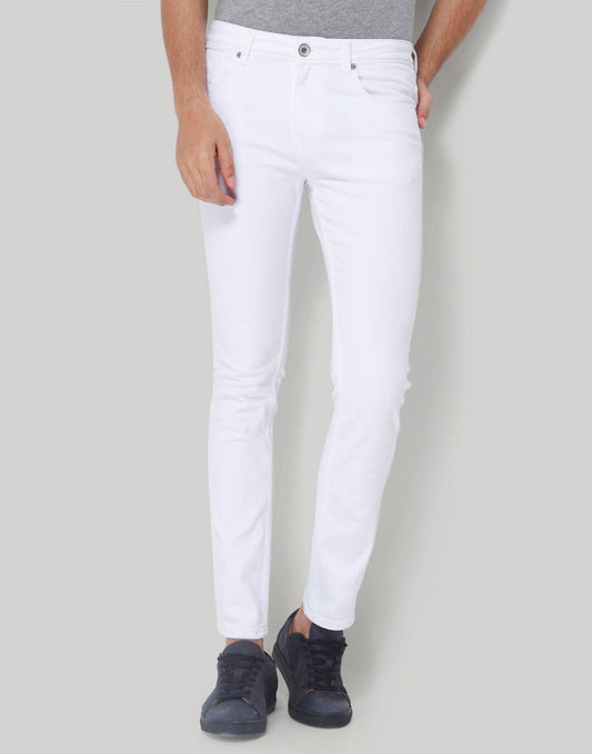 White Regular Fit Jeans