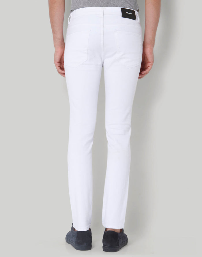 White Regular Fit Jeans