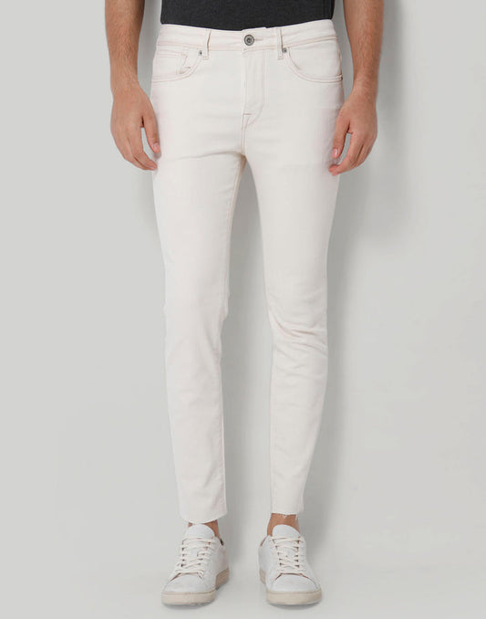White Slim Fit Jeans