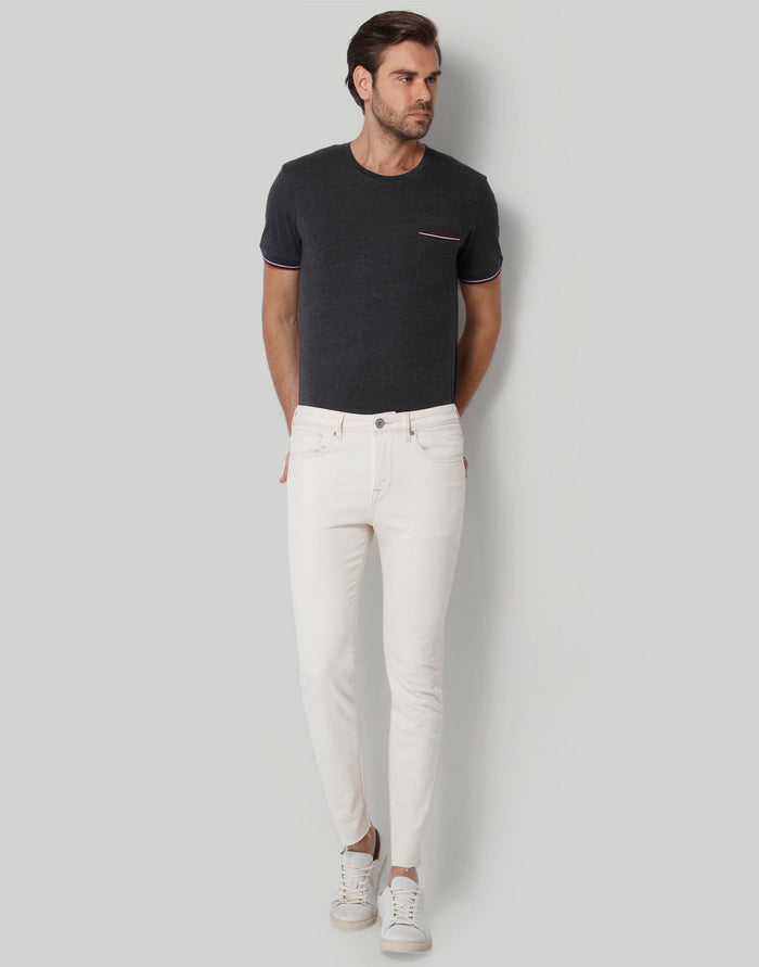 White Slim Fit Jeans