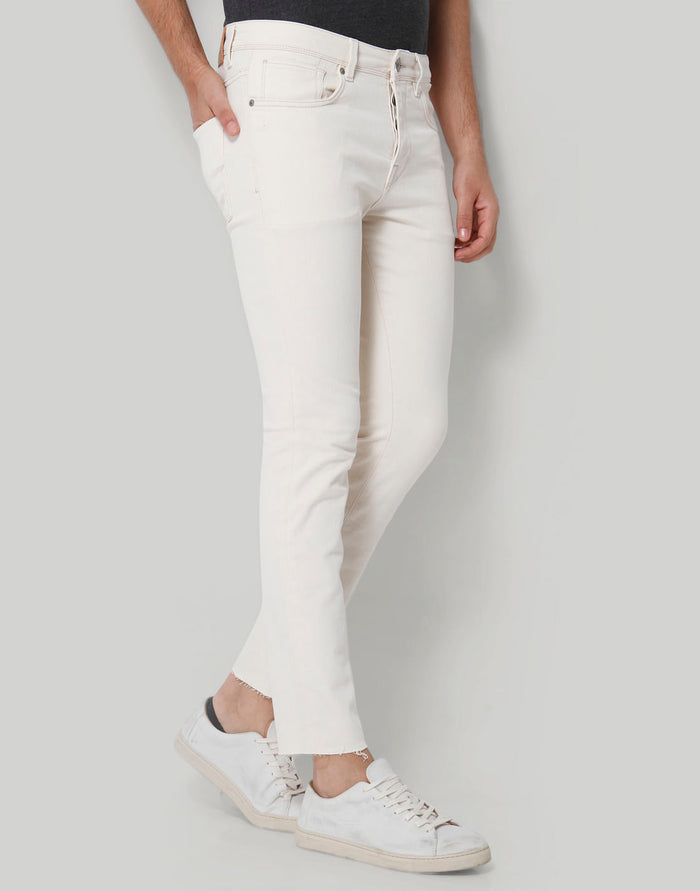 White Slim Fit Jeans