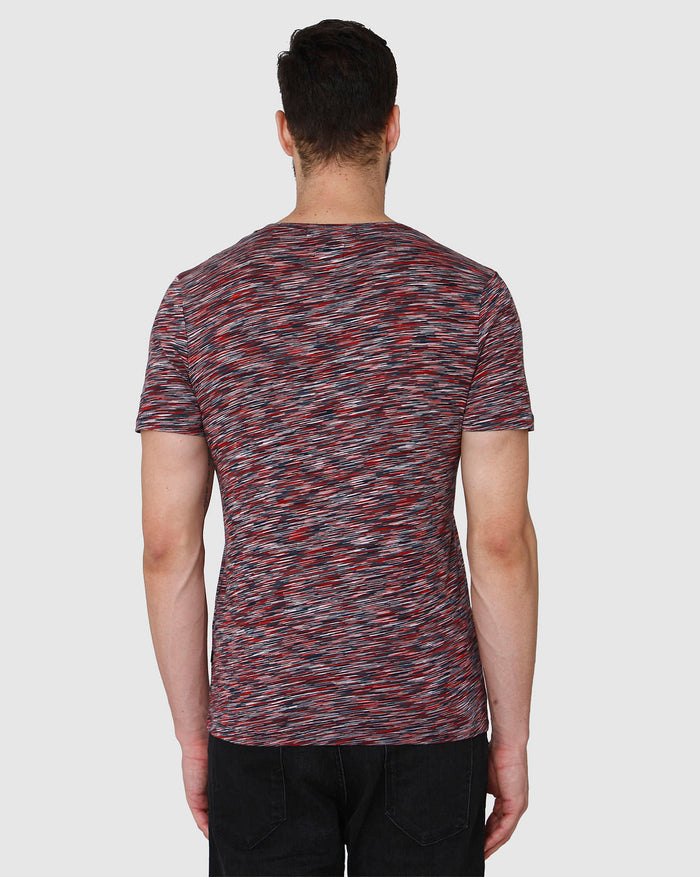 White Striped Crew Neck T-Shirt