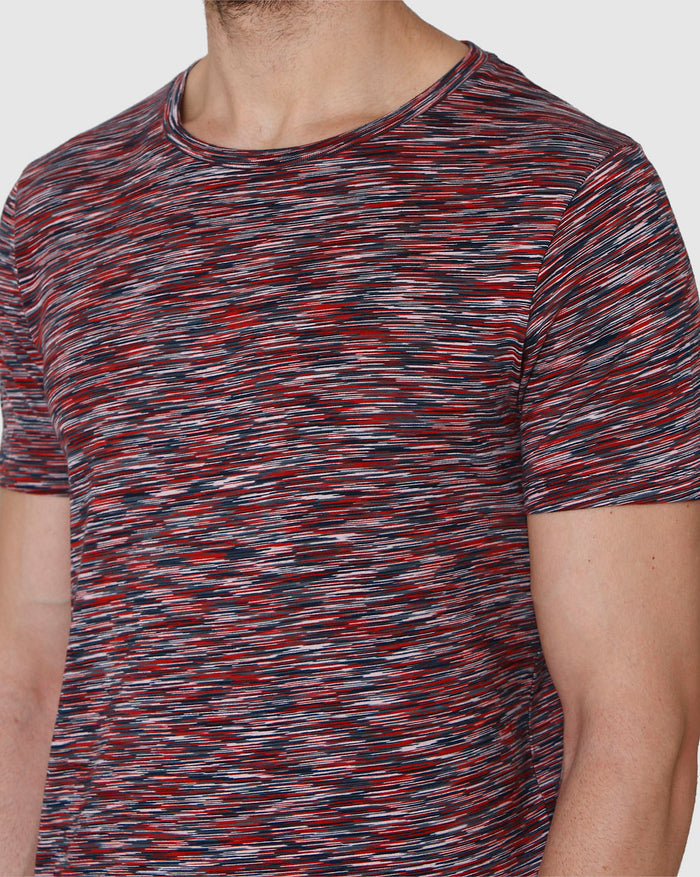 White Striped Crew Neck T-Shirt