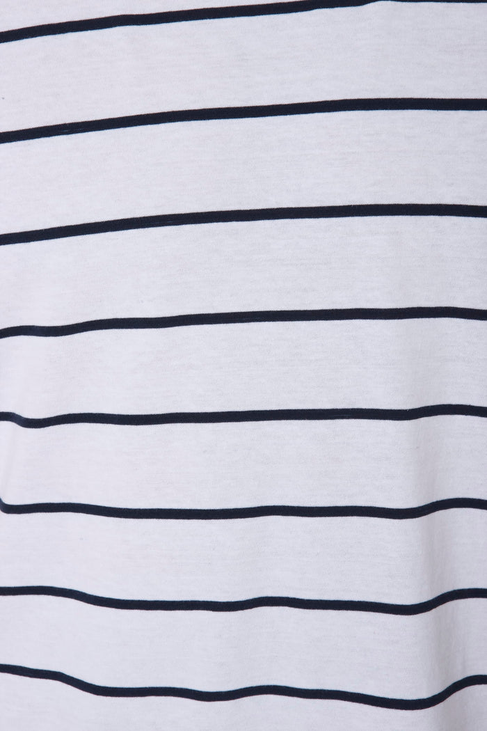 White Striped Vest