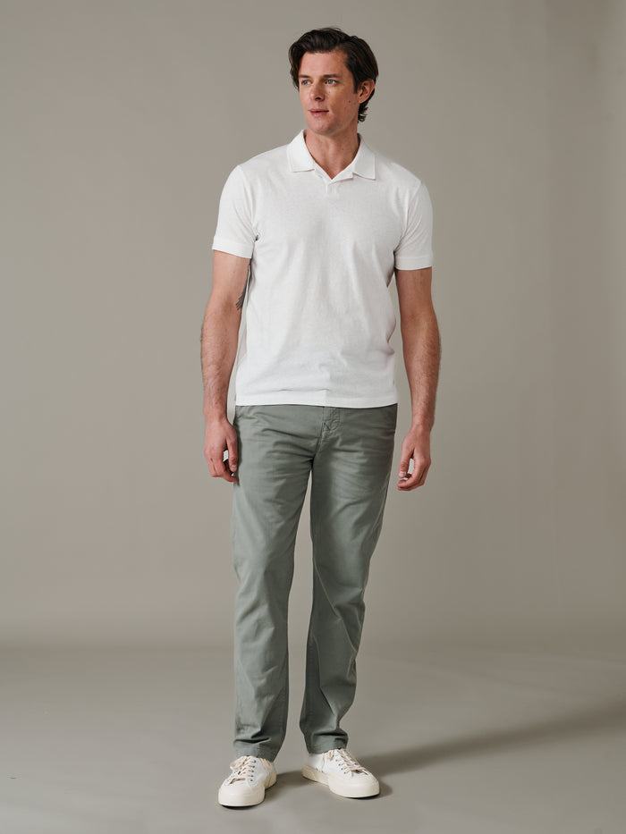Aubin Light Khaki Witham Stretch Chino | Chinos