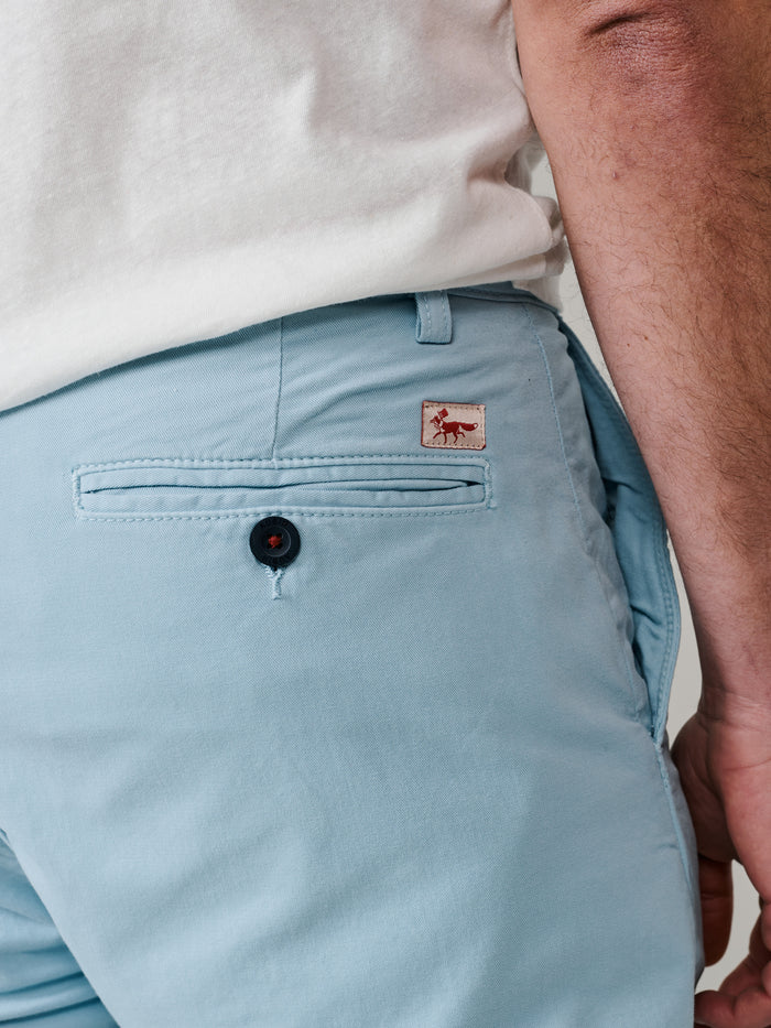 Aubin Light Blue Witham Stretch Chino | Chinos