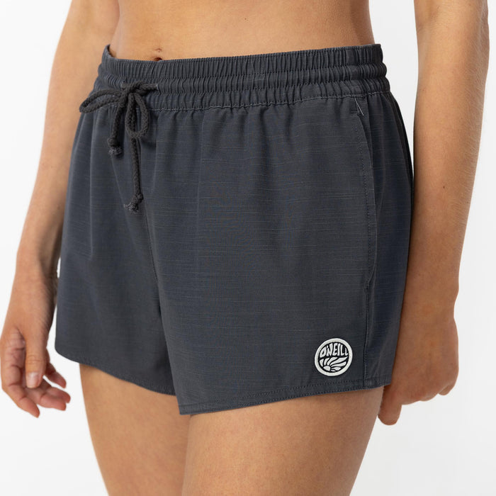 Women's Boneyard 3" Boardshort - Washed Black