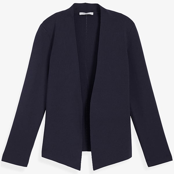 Packshot image of the Woolf jardigan in navy