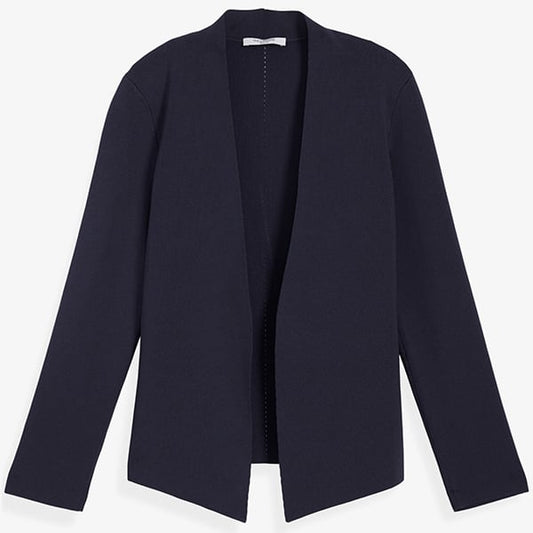 Packshot image of the Woolf jardigan in navy