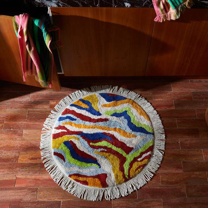 Zoi Round Bath Mat